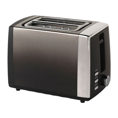 Progress 2 Slice Ombre Toaster Black PG3862