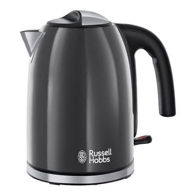 Russell Hobbs 1.7 Litre 3000W Colours Plus Kettle Grey RH0414