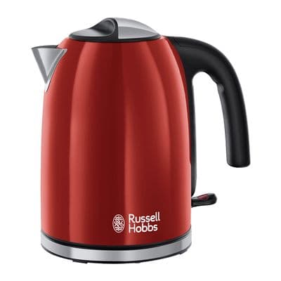 Russell Hobbs 1.7 Litre 3000W Colours Plus Kettle Red RH0412
