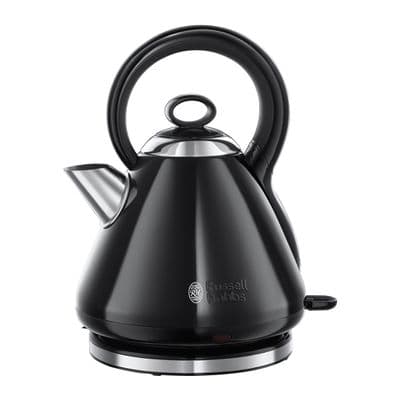 Russell Hobbs 1.7L Traditional Stainless Steel Kettle Black RH4613