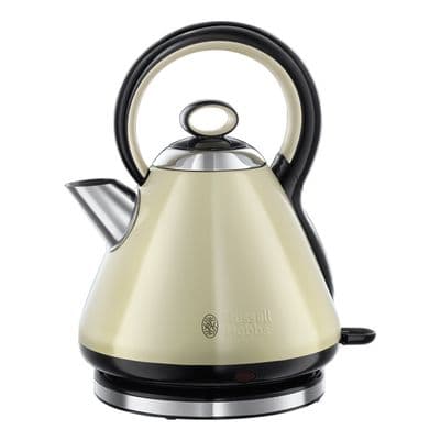 Russell Hobbs 1.7L Traditional Stainless Steel Kettle Cream RH4611