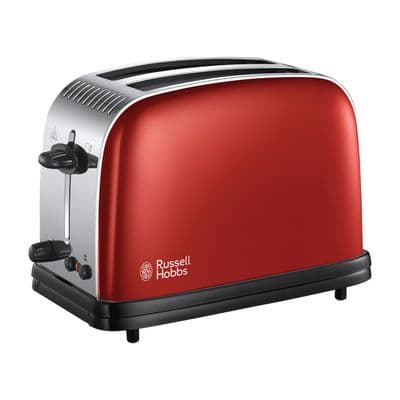 Russell Hobbs 2 Slice Colours Plus Toaster Red RH3330