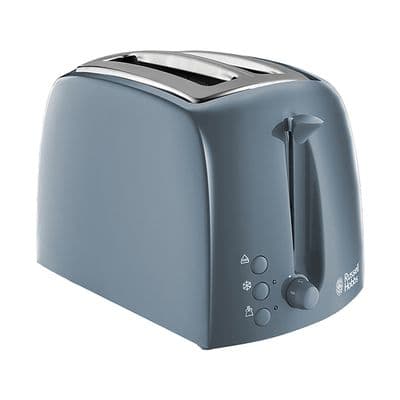 Russell Hobbs 2 Slice Textures Toaster Grey RH2124