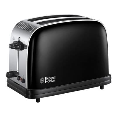 Russell Hobbs 2 Slice Toaster Brushed Stainless Steel Black RH3331