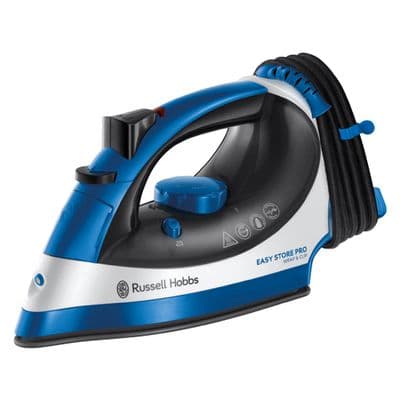 Russell Hobbs 2400W Easy Store Pro Wrap & Clip Iron Blue RH3770