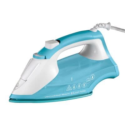 Russell Hobbs 2400W Light & Easy Brights Iron Aqua RH2485