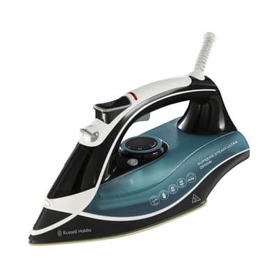 Russell Hobbs 2600W Supreme Steam Iron Ceramic Black/Teal RH3260