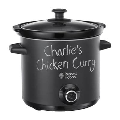 Russell Hobbs 3.5Lt Chalk Board Slow Cooker Black RH4180