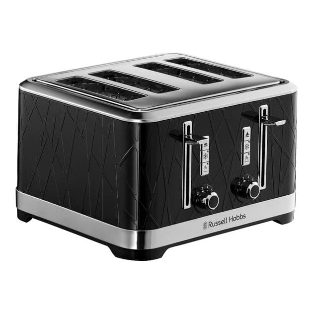 Russell Control Structure Russell Hobbs Dno Structure 4 Slice Toaster Black RH8101