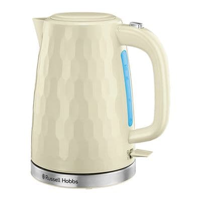 Russell Hobbs Honeycomb 1.7L Rapid Boil Kettle Cream RH6052