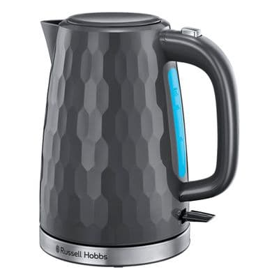 Russell Hobbs Honeycomb 1.7L Rapid Boil Kettle Grey RH6053