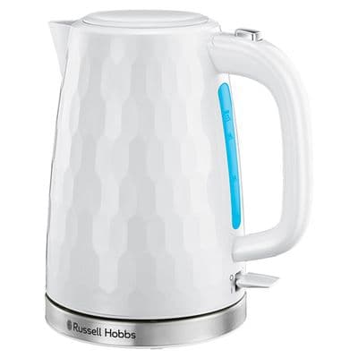 Russell Hobbs Honeycomb 1.7L Rapid Boil Kettle White RH6050