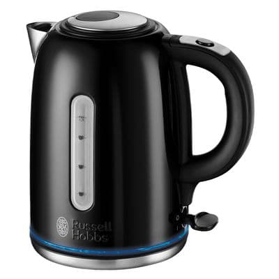 Russell Hobbs Quiet Boil 1.7L Kettle Brushed S/S Black RH0462