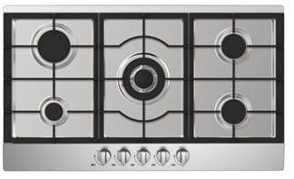 Statesman 75Cm 5 Zone Gas Hob Stainless Steel GH75SS