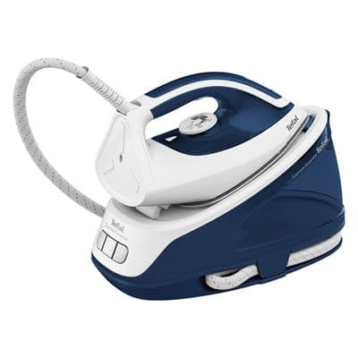 Tefal 2200W Express Essential Steam Generator Iron Blue TE6116