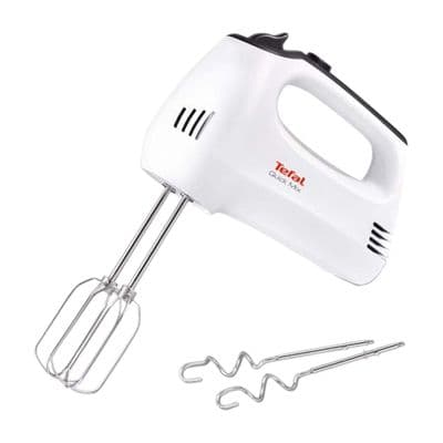 Tefal 300W Quick Mix Hand Mixer White HT310140