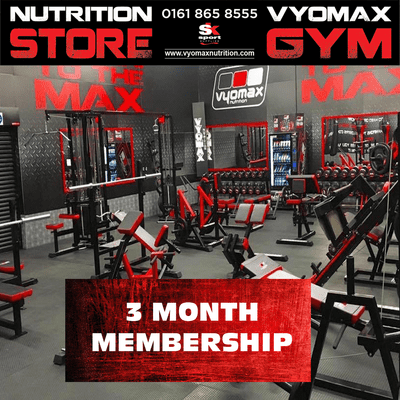 3 MONTHS GYM MEMBERSHIP