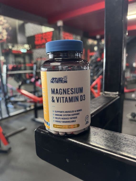 Applied Nutrition Magnesium + Vitamin D3 (60 caps)
