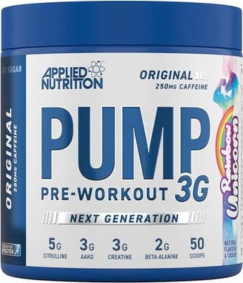 Applied Nutrition Pump 3G Pre Workout - Energy, Focus & Performance (375g - 25 Servings)