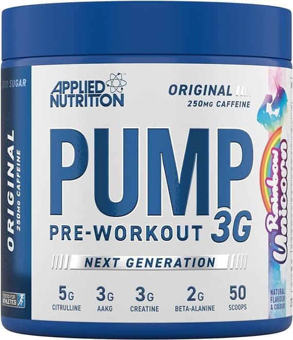 Applied Nutrition Pump 3G Pre Workout - Energy, Focus & Performance (375g - 25 Servings)