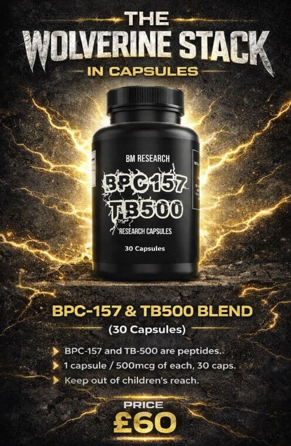 Black Mamba BPC-157 & TB500 Blend (30 capsules)