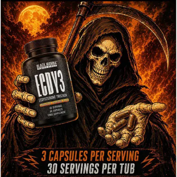 Black Mamba Ecdy3 Ecdysterone Tri-stack (90 caps)