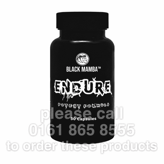 Black Mamba ENDURE (30 Caps)  (PLEASE CONTACT STORE TO PAY)