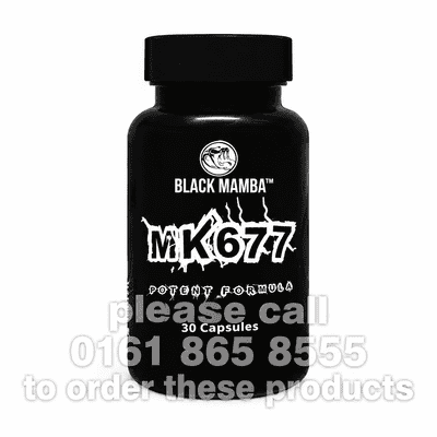 Black Mamba MK-677 (Ibutamoren) 25mg (30 Caps)  (PLEASE CONTACT STORE TO PAY)