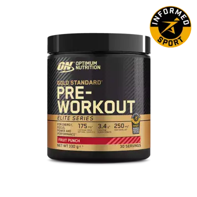 Gold Standard Pre-Workout Powder - Elite - 330g (30 Servings)