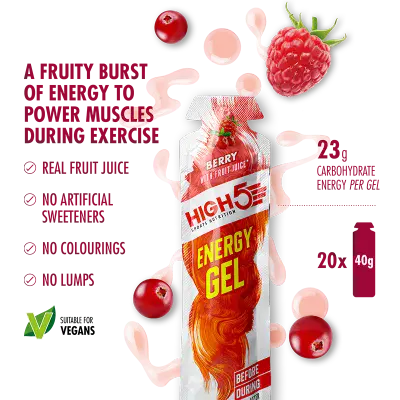 High 5 Energy Gel Aqua Berry (Single)