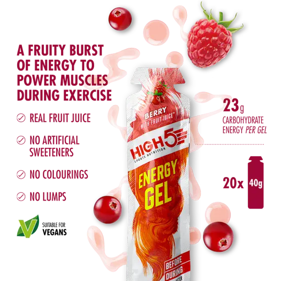 High 5 Energy Gel Aqua Berry (Single)