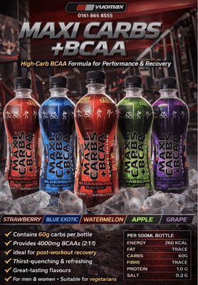 MAXI CARBS® WITH BCAAs  SINGLE BOTTLE