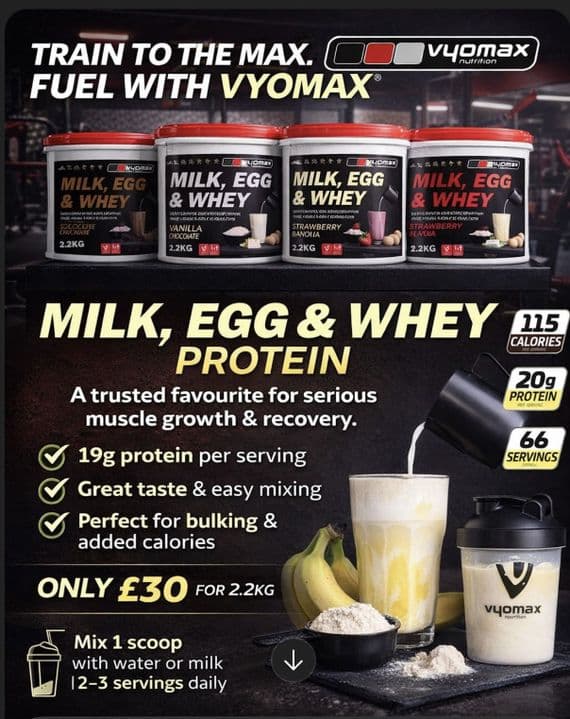 Milk Egg & Whey Protein 2.2KG