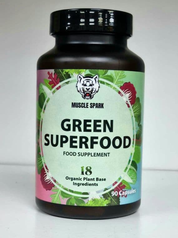 MIUSCLE SPARK GREEN SUPERFOOD 90 CAPS