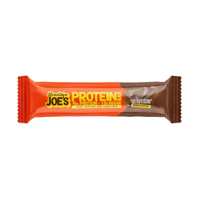 MOUNTAIN JOE'S CHOCOLATE PEANUT BUTTER CRUNCH EDITION PROTEIN BAR