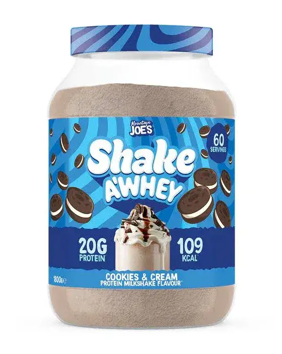 Mountain Joe's Shake A Whey - 1.8kg in a Variety of Flavours (60 Servings)