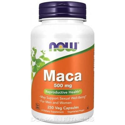 NOW Maca 500 mg 250 Veg Capsules