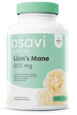 Osavi Nature Lion's Mane 600MG  120 CAPS