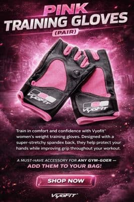 PINK TRAINING GLOVES (PAIR)