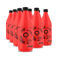 Protein Shake Glass Bottle | 12 x 500 ml