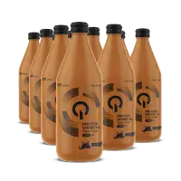 Protein Shake Glass Bottle | 12 x 500 ml