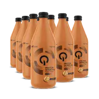 Protein Shake Glass Bottle | 12 x 500 ml