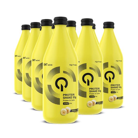 Protein Shake Glass Bottle | 12 x 500 ml