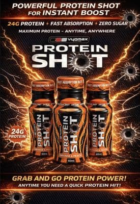 PROTEIN SHOTS 12 X 60ML ORANGE PEACH