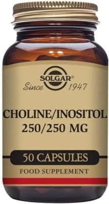 Solgar Choline 250 mg / Inositol 250 mg 50 caps