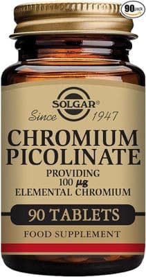 Solgar Chromium Picolinate 100 mcg 90 Tablets
