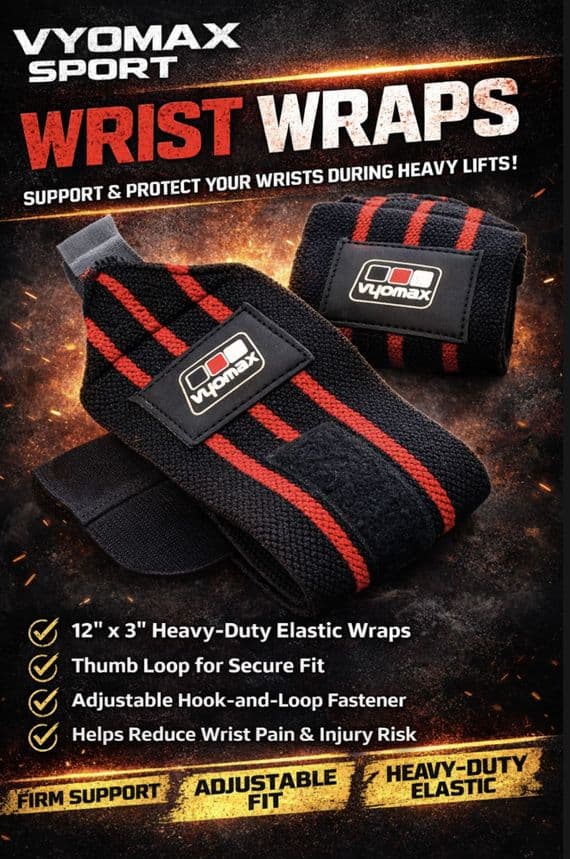 SPORT WRIST WRAPS (PAIR)