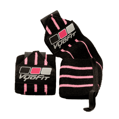 SPORT WRIST WRAPS (PAIR) PINK