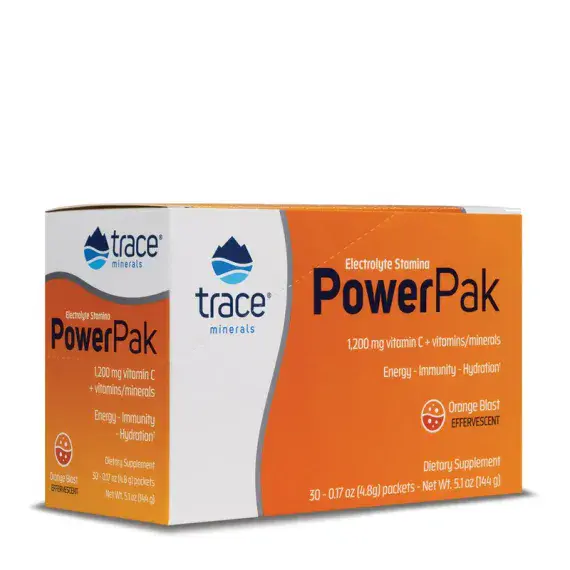 Trace Minerals Electrolyte Stamina Power Pak - Orange Blast 144g