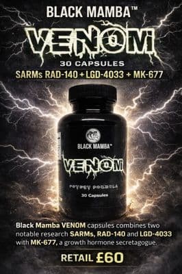VENOM CAPSULES 30 CAPSULES   (PLEASE CONTACT STORE TO PAY)
